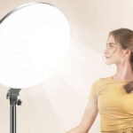 پنل نور ثابت LED دایره‌ای مدل PF-45 (به همراه پایه)