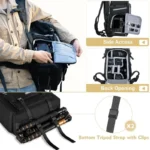 کوله پشتی دوربین الويروس ELviros Camera backpack - Image 2