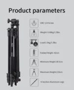 سه پایه دوربین جیماری مدل KP-2207 - Image 3