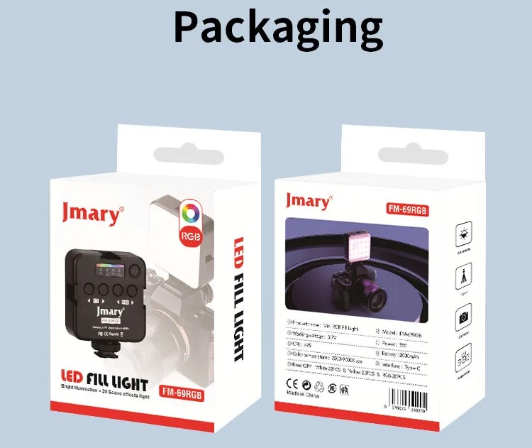 69.jpg نور ثابت ال ای دی جیماری مدل FM-69RGB - Image 1