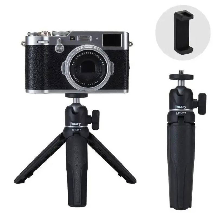 Jmary-MT-27-Mini-Tripod-1.jpg سه پایه دوربین جیماری مدل MT-27 - Image 1