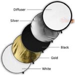 رفلکتور عکاسی 110 سانتی متری 5 کاره reflector 80cm - Image 3