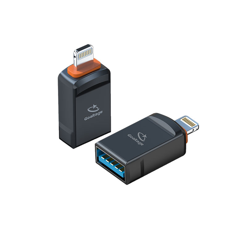 main.jpg-1024x1024 مبدل OTG USB به لایتنینگ Goaltage OTG01 - Image 1