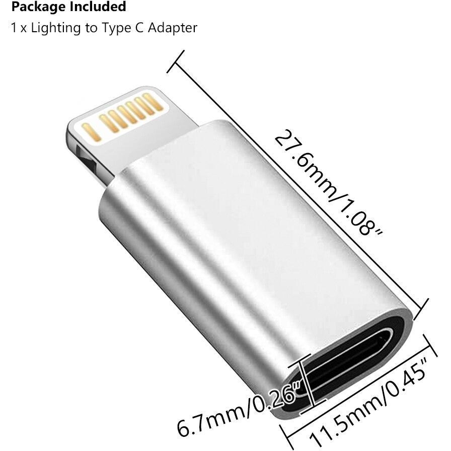 Qm9metLmED8uoubK مبدل تایپ سی به لایتنینگ OTG (اصلی) - Image 1