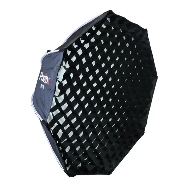photox-x1-portable-octa-softbox-with-grid-90cm-137005016-pic-01-600x600 اکتاباکس زنبوری فوتوکس 90 سانتیمتر پرتابل - Image 1